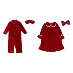 Ruffkids Kids Pyjamas Girls Boys Baby Clothes Loungewear Family Matching Pjs Red Velvet Christmas Pajamas Sets