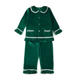 Ruffkids Kids Pyjamas Girls Boys Baby Clothes Loungewear Family Matching Pjs Red Velvet Christmas Pajamas Sets