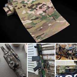 Mc Tropic Self-Adhesive Camo Wrap Roll – Reusable No-Residue Tape for Airsoft, Optics, Knives & Tactical Gear