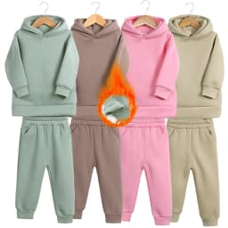 Kids Tales 2 Pcs Warm Tracksuit For Boys Clothing Set Pullover Sweatshirts+Pants Clothes For Kids Outfits Young Children Suit