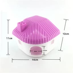 Colorful Mountable Pet Dog Hamster Guinea Pig House Cage Plastic Cute Small Pet Bedroom House Toy casa para Hamster House