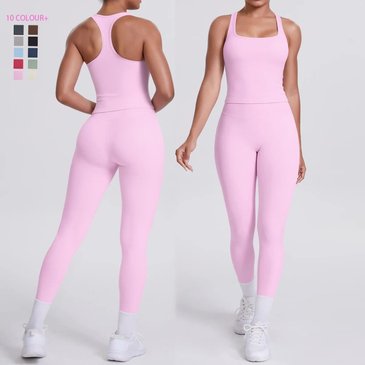 Yoga Top Set Fitness Gym Suit Training Sleeveless Sport Gym Tops Crossover Back Sports Underwear Tummy Control Slimming