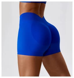 Women Sport Shorts High Waist Workout Tights Fitness Yoga Scrunch Butt Ladies Seamless Yoga Gym Running Short Pants Sportswear