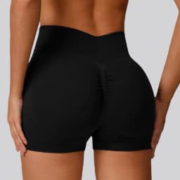 Women Sport Shorts High Waist Workout Tights Fitness Yoga Scrunch Butt Ladies Seamless Yoga Gym Running Short Pants Sportswear