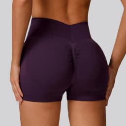 Women Sport Shorts High Waist Workout Tights Fitness Yoga Scrunch Butt Ladies Seamless Yoga Gym Running Short Pants Sportswear