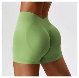 Women Sport Shorts High Waist Workout Tights Fitness Yoga Scrunch Butt Ladies Seamless Yoga Gym Running Short Pants Sportswear