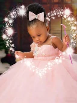 Cute Baby Wedding Dress 3D Floral Sleeveless Girl Birthday Party Princess Formal First Communion Dress Customizable