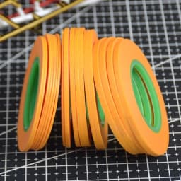 1 Roll Fine Line Tape 1mm/2mm/3mm 18m Self-adhesive Fineline Masking Covering Tape Ultra Fine DIY Special Masking Tools Yellow
