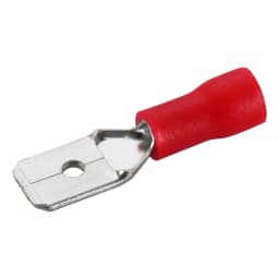 10/25/50 Pair FDD 1.25-250 MDD1.25-250 6.3mm Red Female and Male Insulated Voltage Terminal Connectors
