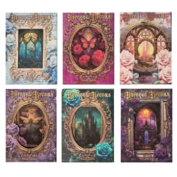32Sheets Vintage Journal Paper Supplies Baroque Fantasy Series DIY Decoration Base 32Pcs 6 Styles Optional kawaii