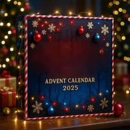Stranger Christmas Set - 2d Acrylic Ornament & Collectible Advent Calendar | The Ultimate Fan Bundle for Exclusive Tv Show Merch
