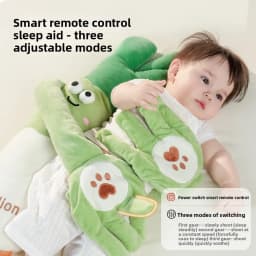 Cute Baby Sleeping Pillow Startle Prevention Scallion Banana Style Baby Patter Sleep Toy Newborn Bedding Automatic Palm Patting