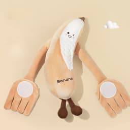 Cute Baby Sleeping Pillow Startle Prevention Scallion Banana Style Baby Patter Sleep Toy Newborn Bedding Automatic Palm Patting