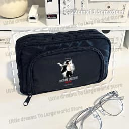 Michael Jackson Pencil Case Singer MJ Fashion Pen Box Pencil Bags Student Supplies Large Storage School Office Gift Pen Pouches