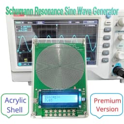 Adjustable 0.01HZ~100KHZ 7.83Hz Schumann Resonance Ultra-low Frequency Pulse Wave Generator Audio Resonator with Case Pure Sine