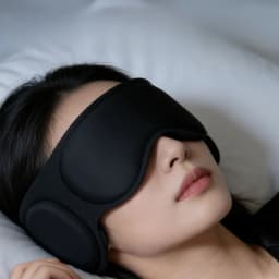 All Inclusive Weighted Eye Mask For Sleeping With Ear Cover 3D Blackout Gravity Sleep Patchs Eyeshade Sleepmask for Side Sleeper