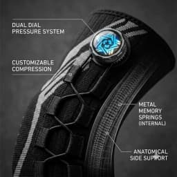 Sports Knee Pad Knob Pressure Spring Support Silicone Shock Absorption Breathable Nylon for Running Basketball Fitness