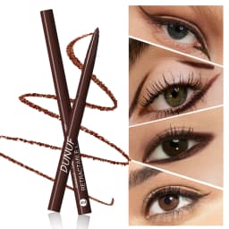 Waterproof Matte Blue Eyeliner Gel Pencil Ultra-fine Smooth Quick Dry Non-Smudge Easy Wear Black Brown White Eyeliner Pen Makeup