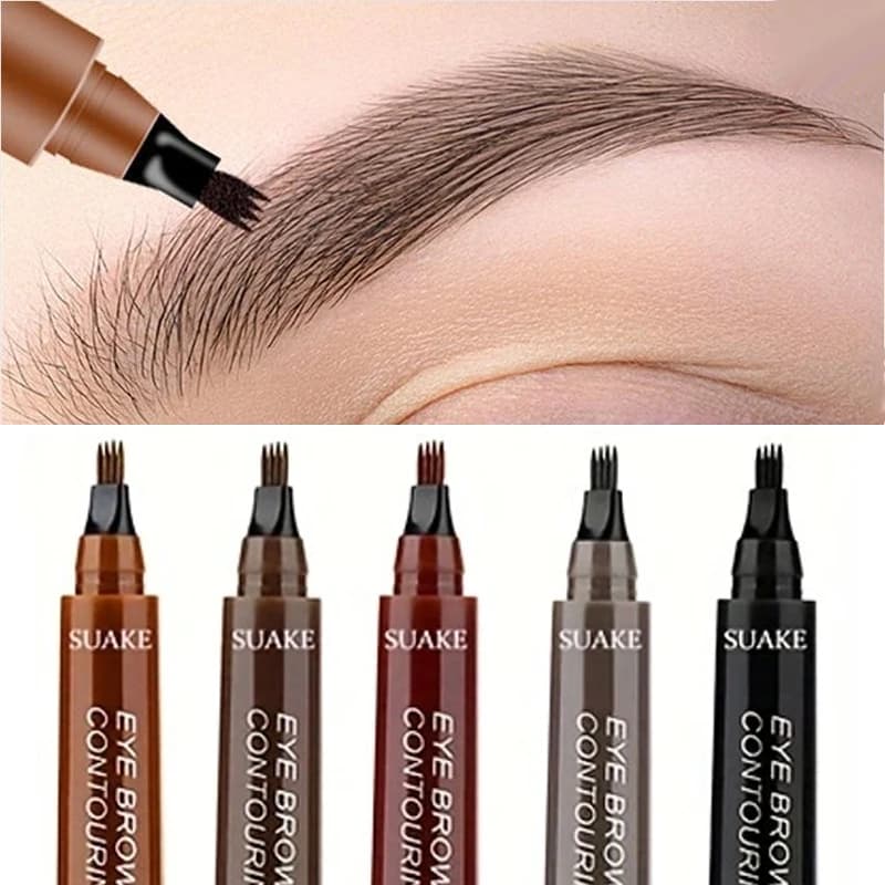 5 Colors Optional Beginner Eyebrow Pencil Long-Lasting Natural Eyebrow Pencil Female Delicate Eyebrow Makeup Student Gift