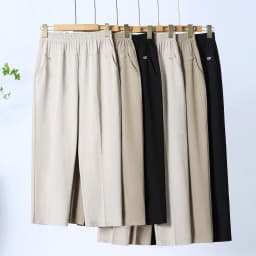 Summer women's soft pants/Capri pants plus size casual pants 2025 elastic waist office casual outdoor pants