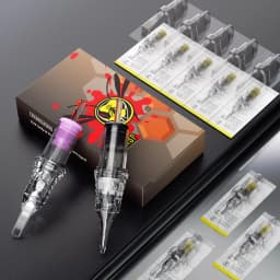 BIGWASP 20 Pcs/Box Tattoo Cartridge Needles RL Round Liner Disposable Sterilized Safety Tattoo Needle For Tattoo Machines Supply