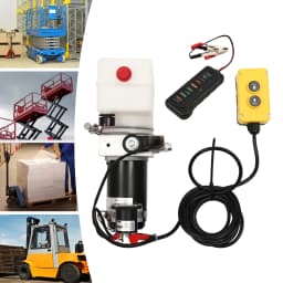 DC 12V Hydraulic Power Unit, Hydraulic Pump, Single Acting Pump 800W, for Truck, Dump Trailer