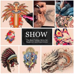 1/3/5/10/15/20Pcs*Blank Tattoo Practice Skin Fake Skin Synthetic Leather For Permanent Makeup Tattoo Beginner Exercise Tool