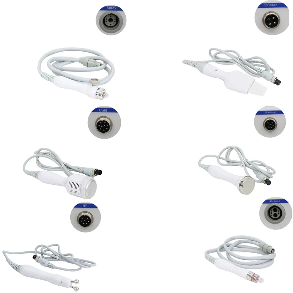 H2O2 Water Oxygen Hydro Machine Accessories Ultrasonic Scrubber Pore Cleaner Lifting Facial Probe Small Bubble Replacement