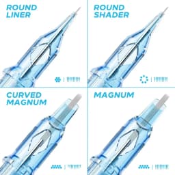 20/10pcs EMALLA Eliot Tattoo Cartridge Needles RL RS CM MG Disposable Sterilize Tattoo Permanent Makeup Cartridge Machine Needle