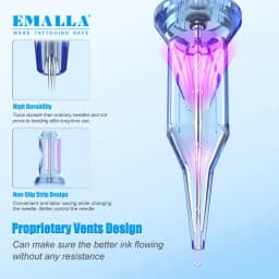 20/10pcs EMALLA Eliot Tattoo Cartridge Needles RL RS CM MG Disposable Sterilize Tattoo Permanent Makeup Cartridge Machine Needle