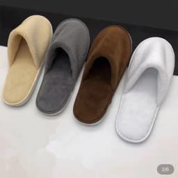 4 Pairs/Lot Mix Colors Coral Fleece Men Women Cheap Disposable Hotel Slippers Cotton Slides Home Travel SPA Slipper Hospitality