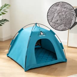 Dog/Cat Tent Bed,Pet Waterproof Teepee House,Breathable Washable Indoor/Outdoor Pet Tent for Kitty,Puppy,Bunny and Small Animal