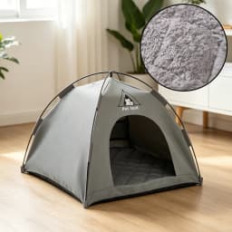 Dog/Cat Tent Bed,Pet Waterproof Teepee House,Breathable Washable Indoor/Outdoor Pet Tent for Kitty,Puppy,Bunny and Small Animal