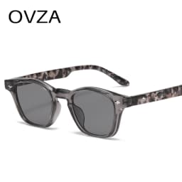 OVZA 2026 New Fashion Sunglasses Women and Men Eyeglass V400 Rectangle Oculos De Sol Masculino S9014