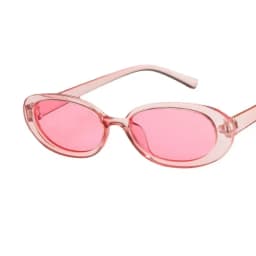 Retro Small Oval Frame Riding Sunglasses Women Fashion Black Cow Color Sun Glasses Fashion Shades Polarized Eyewear UV400
