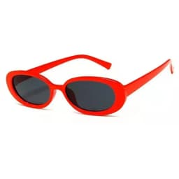 Retro Small Oval Frame Riding Sunglasses Women Fashion Black Cow Color Sun Glasses Fashion Shades Polarized Eyewear UV400