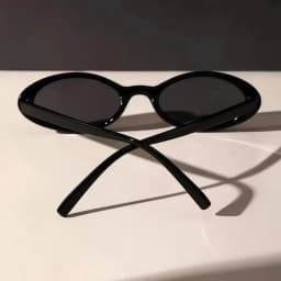 1Pc Sexy and Fashionable Small Oval Sunglasses Retro Fashion Leopard Print Frame Sunglasses Suitable for Travel and Vacation