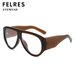 Fashion Oversized Pilot Reading Glasses For Men Women Anti Blue Light Glasses Clear Presbyopia Eyeglasses Optical Magnifier
