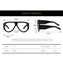 Fashion Oversized Pilot Reading Glasses For Men Women Anti Blue Light Glasses Clear Presbyopia Eyeglasses Optical Magnifier