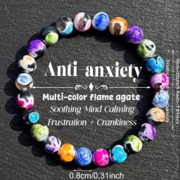 Colorful Natural Stone Bracelet For Women 8MM Beads Elastic Chain Wrap Bangle Female Bohemia Party Jewelry Accessories