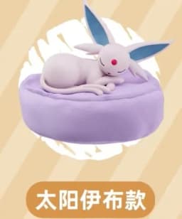 Original PokéMon Eevee Sleeping Position Series Blind Box Sylveon Umbreon Flareon Anime Desktop Decoration Model Birthday Gift