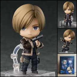 10cm Resident Evil Remake #2337 Leon S Kennedy Q Version Action Figures Anime Pvc Model Movable Model Doll Set Toy Gift