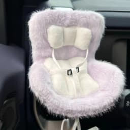 15-17cm doll Seat Labubu Carseat Safety Seat Cute doll Air Outlet Aromatherapy Decoration High-Grade Car Interior Decoration