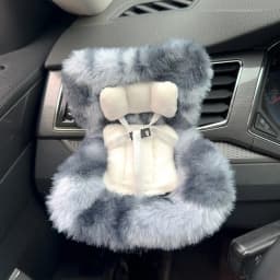 15-17cm doll Seat Labubu Carseat Safety Seat Cute doll Air Outlet Aromatherapy Decoration High-Grade Car Interior Decoration