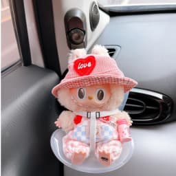 15-17cm doll Seat Labubu Carseat Safety Seat Cute doll Air Outlet Aromatherapy Decoration High-Grade Car Interior Decoration