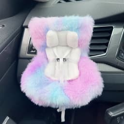 15-17cm doll Seat Labubu Carseat Safety Seat Cute doll Air Outlet Aromatherapy Decoration High-Grade Car Interior Decoration