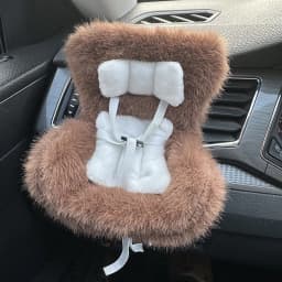 15-17cm doll Seat Labubu Carseat Safety Seat Cute doll Air Outlet Aromatherapy Decoration High-Grade Car Interior Decoration