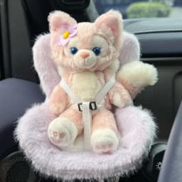 15-17cm doll Seat Labubu Carseat Safety Seat Cute doll Air Outlet Aromatherapy Decoration High-Grade Car Interior Decoration