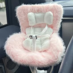15-17cm doll Seat Labubu Carseat Safety Seat Cute doll Air Outlet Aromatherapy Decoration High-Grade Car Interior Decoration