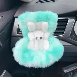 15-17cm doll Seat Labubu Carseat Safety Seat Cute doll Air Outlet Aromatherapy Decoration High-Grade Car Interior Decoration